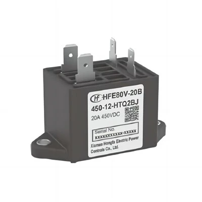 HONGFA HFE80V-20B Nazivni kontrolni napon kontaktora DC12V/24V 20A